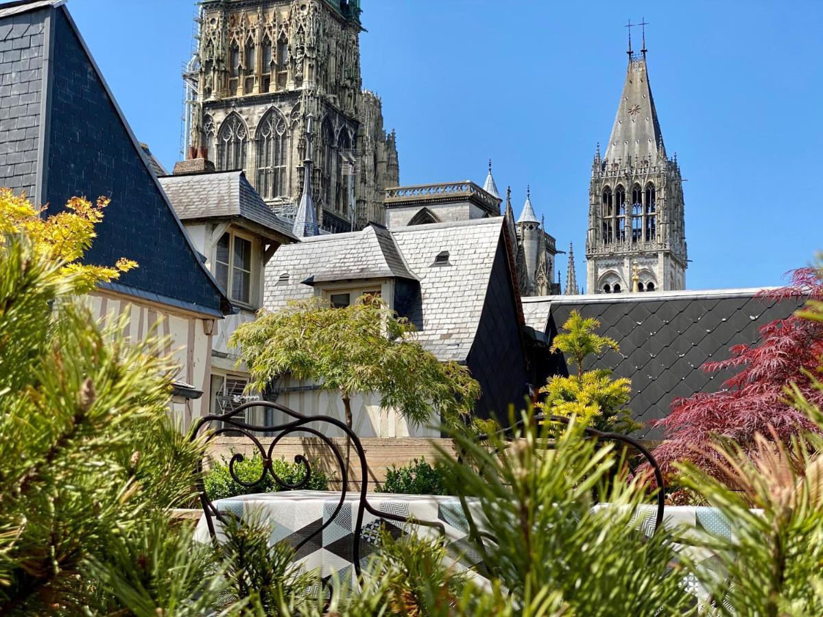 Hotel De La Cathedrale Rouen Exteriör bild